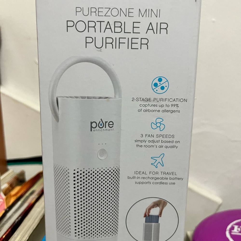Pure Enrichment White Portable Air Purifier